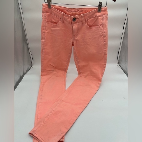 American Eagle Super Stretch Peach Pant - Picture 5 of 10